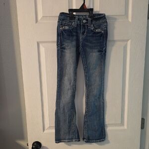Grace Blue Boot Cut Girls Jeans